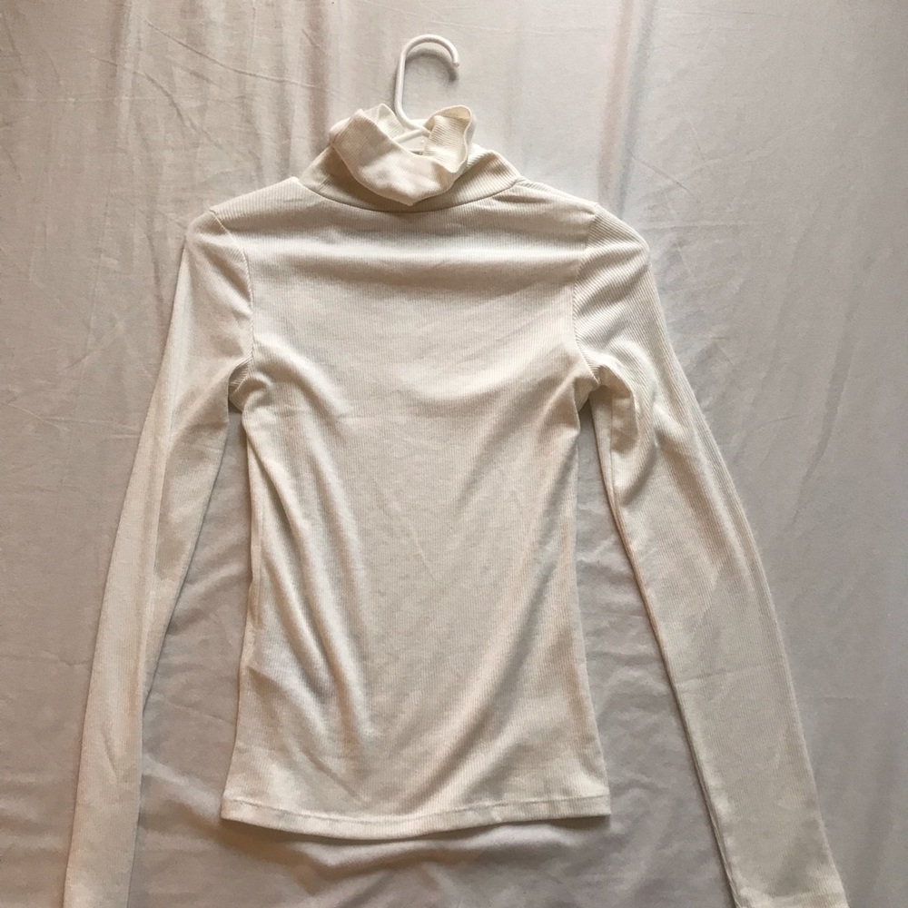 White turtleneck